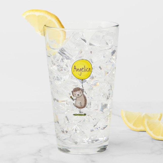 Patrón de hedgehog y personalizado de globos (Anverso (hielo))