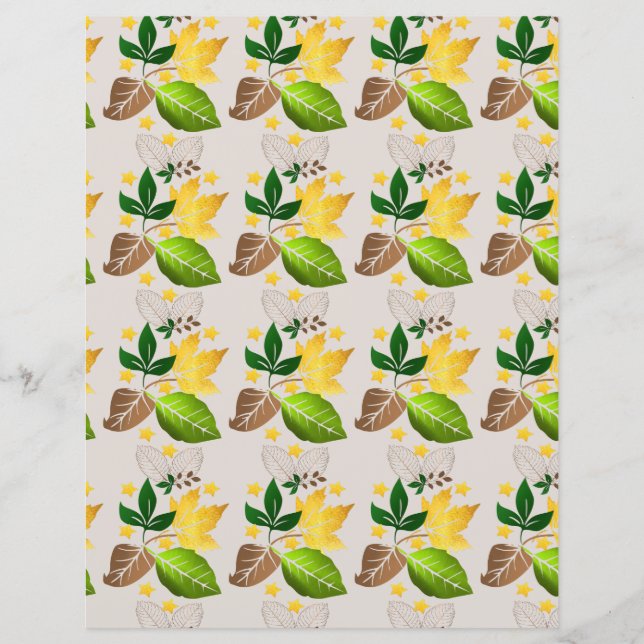 Patrón de hoja (Anverso)