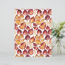 Patrón de hoja de oro y borgoña