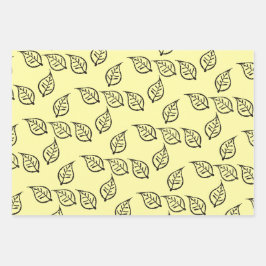 Patrón de hoja de tejido en Pastel