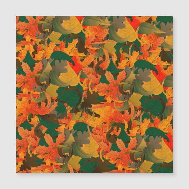 Patrón de Hojas Caídas para Otoño (Anverso)
