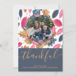 Patrón de hojas de plantilla de fotos de Woodland