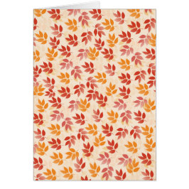 Patrón de hojas otoñales