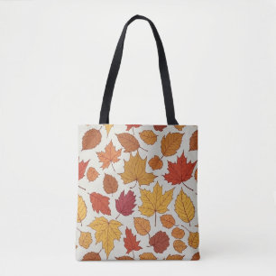 Patrón de hojas otoñales para bolsa