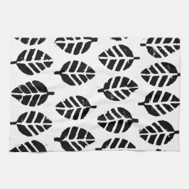 Patrón de hojas Papas Impresión de toallas de coci