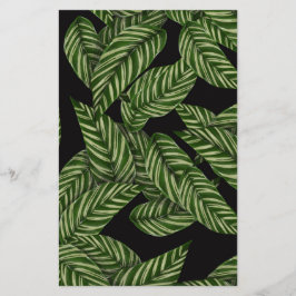 Patrón de hojas tropicales