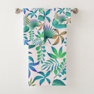 Patrón de hojas tropicales