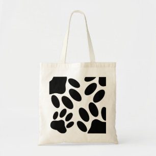 Patrón de huella dactilar de perro en bolsa