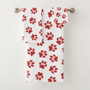Patrón de huellas de patas, patas de perro, patas 