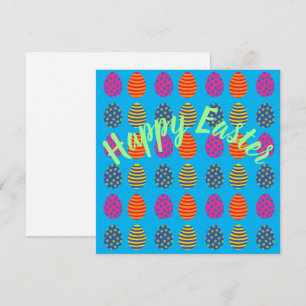 Patrón de Huevos de Pascua de Colores