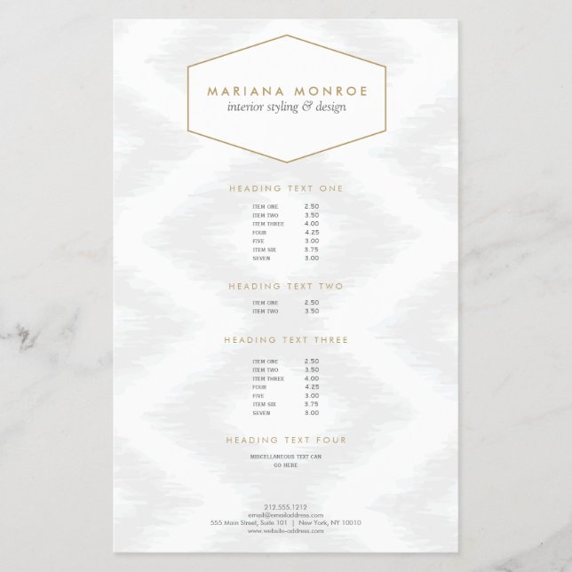 Patrón de ikat en volante de diseño gris (Frente)