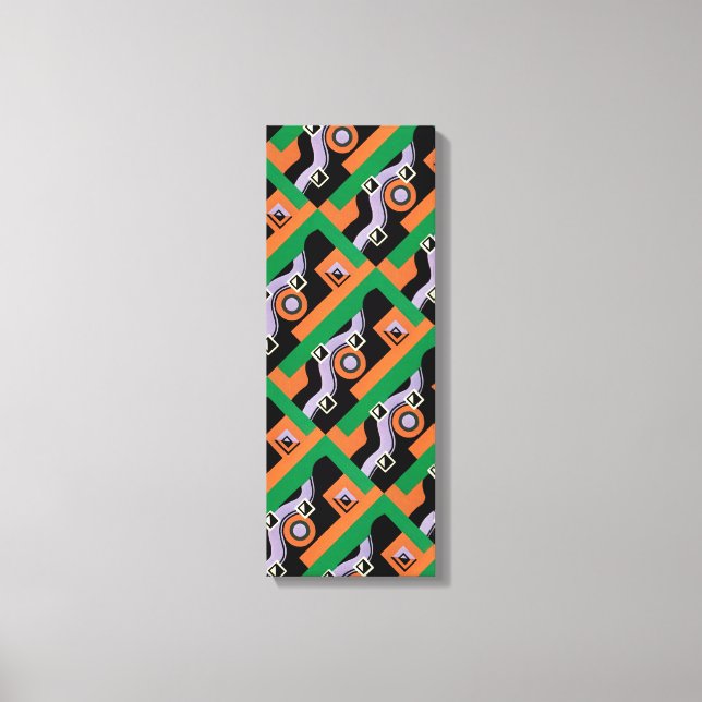 Patrón de Ilustracion de Jazz de Pochoir de Arte D (Anverso)