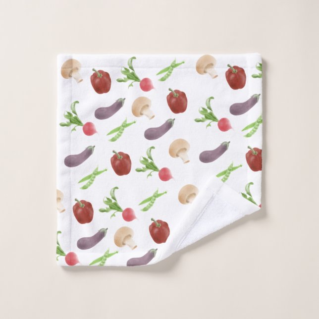 Patrón de Ilustracion vegetal (Toallita)