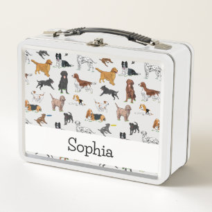 Patrón de Ilustraciones de perros cortos personali