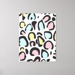 Patrón de impresión animal de los años 1980