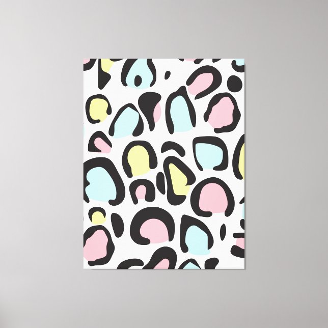 Patrón de impresión animal de los años 1980 (Anverso)