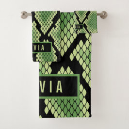 Patrón de impresión de animales de serpiente con n