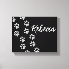 Patrón de impresión de fondo negro de las hojas de