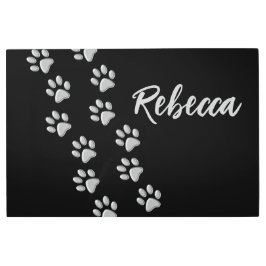 Patrón de impresión de fondo negro de las hojas de