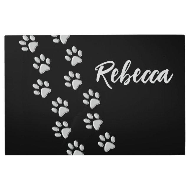 Patrón de impresión de fondo negro de las hojas de (Anverso)