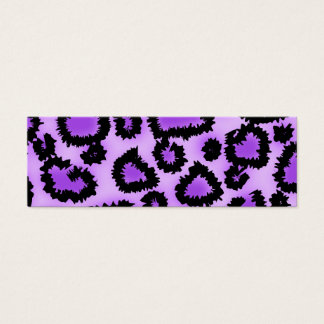 Patrón de impresión de leopardo morado y negro.