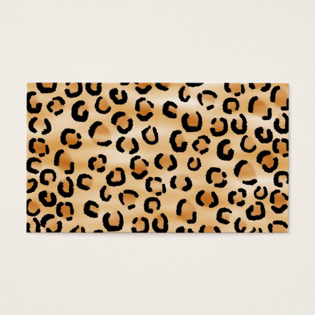 Patrón de impresión de leopardo negro y marrón. (Frente)