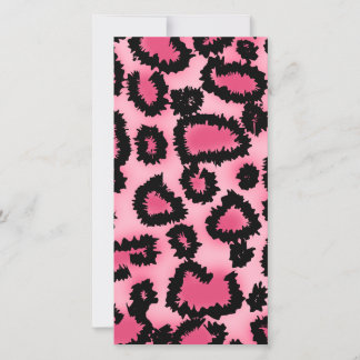 Patrón de impresión de leopardo rosa y negro.