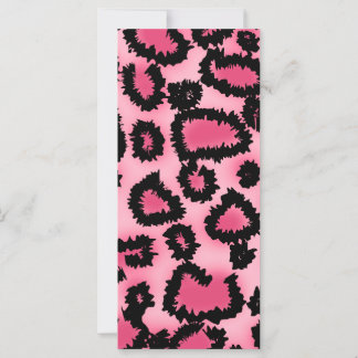 Patrón de impresión de leopardo rosa y negro.
