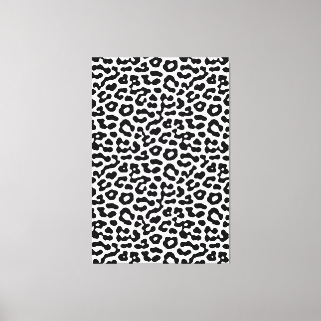 Patrón de impresión de puntos de leopardo en blanc (Anverso)