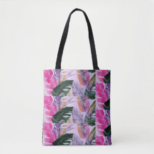 Patrón de impresión tropical Bolsa de mano