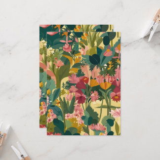 Patrón de invitación Bloomy Gargen