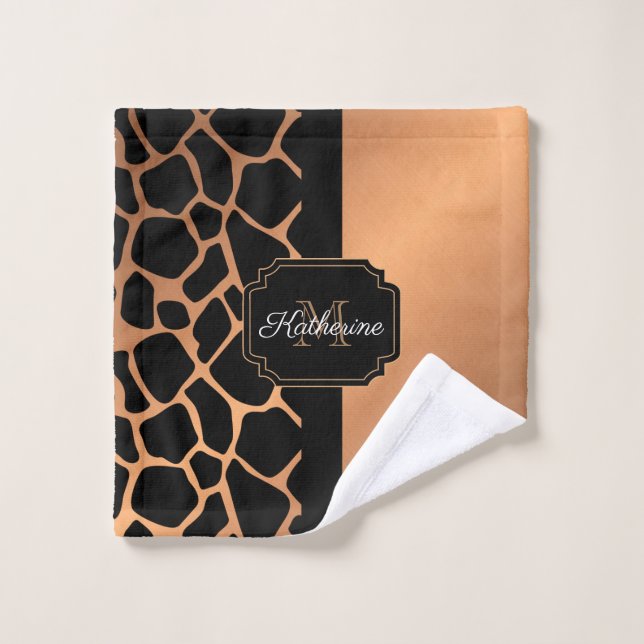 Patrón de jirafa (Toallita)