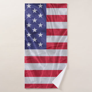 Patrón de la bandera de los Estados Unidos sobre l