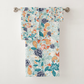 Patrón de la flor floral retro sin soldadura