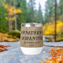 Patrón de la naturaleza rústica de la burpía boda 