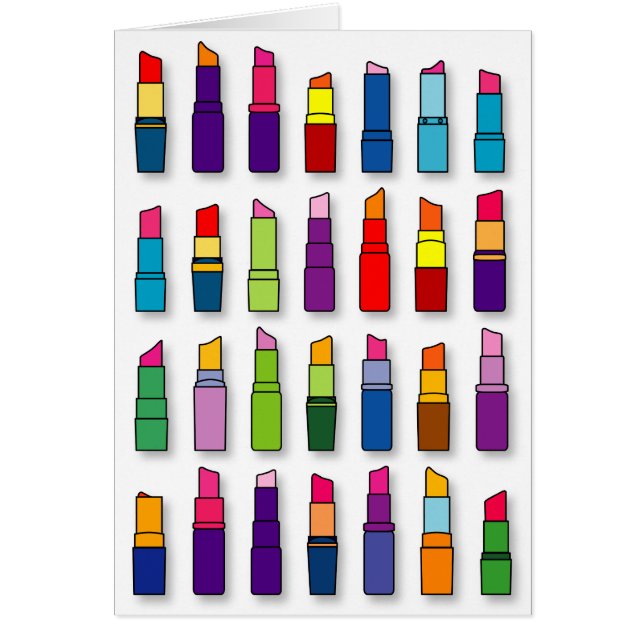 Patrón de labiales trendy y femeninos (Frente)