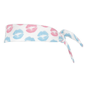 Patrón de Labios Azules y Rosados, Labial, Beso