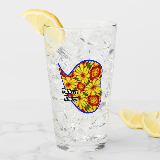 Patrón de las flores doradas (Anverso (hielo))