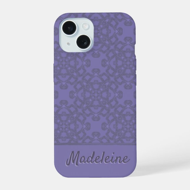 Patrón de lavanda personalizado (Reverso )