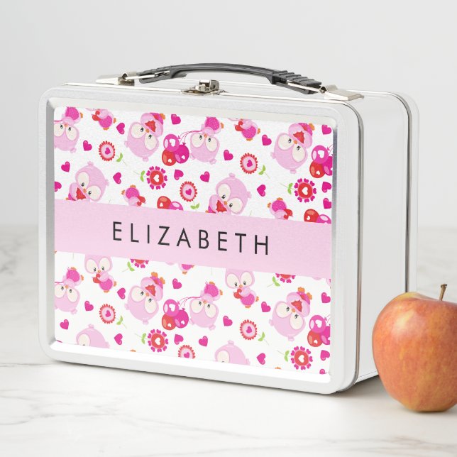 Patrón De Lechuzas, Lechuzas Cutas, Lechuzas Rosad (In situ)