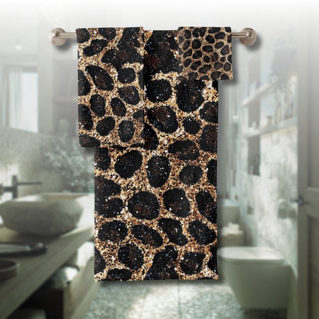 Patrón de leopardo negro marrón dorado de purpurin (Subido por el creador)