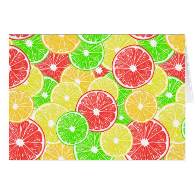 Patrón de limón, naranja, toronja y lima (Anverso (Horizontal))