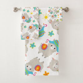 Patrón De Llamas, Llamas Cutas, Alpacas, Flores