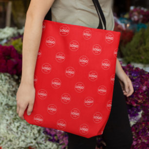 Patrón de logotipo personalizado Bolsa promocional