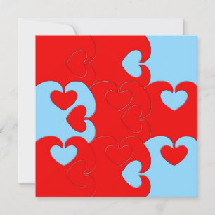 Patrón de los corazones confundidos