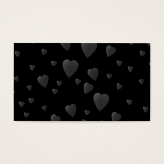 Patrón de los corazones de amor en negro y gris.