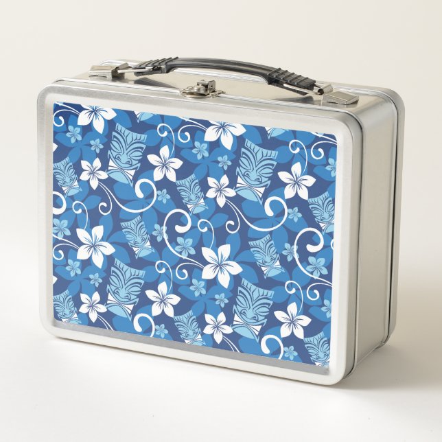 PATRÓN DE LUAU TIKI (AZUL BRILLANTE) (Anverso)