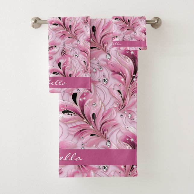 Patrón de lujo de Moda rosa