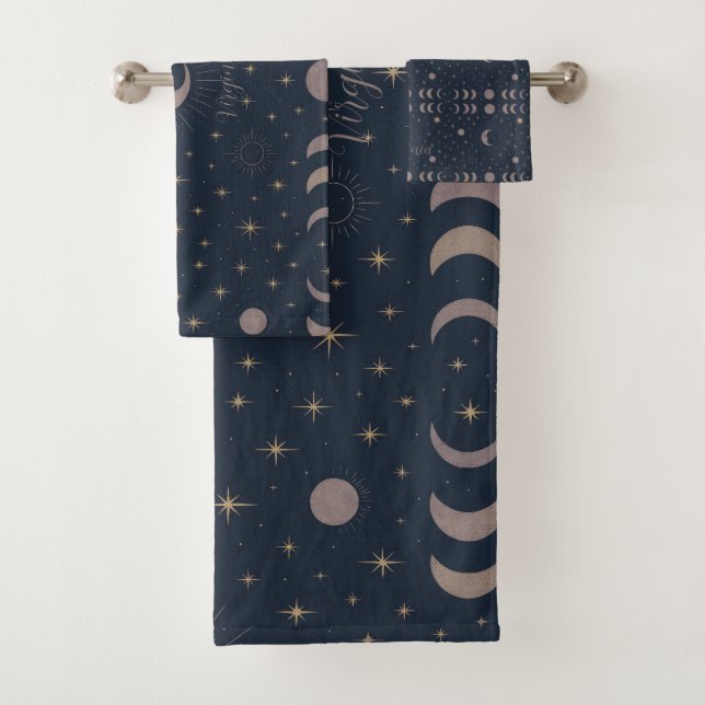 Patrón de Luna Celestial | Ropa de Mujer Cósmica P (In situ)