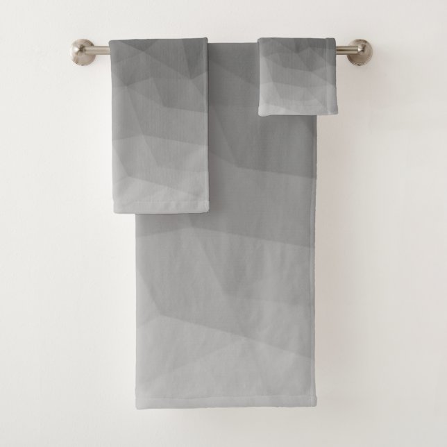 Patrón de malla geométrica con gradiente gris clar (In situ)